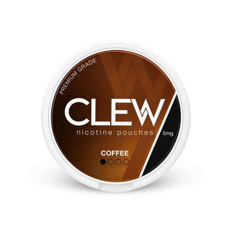 CLEW Coffee 5mg – nikotīna maisiņu bundža