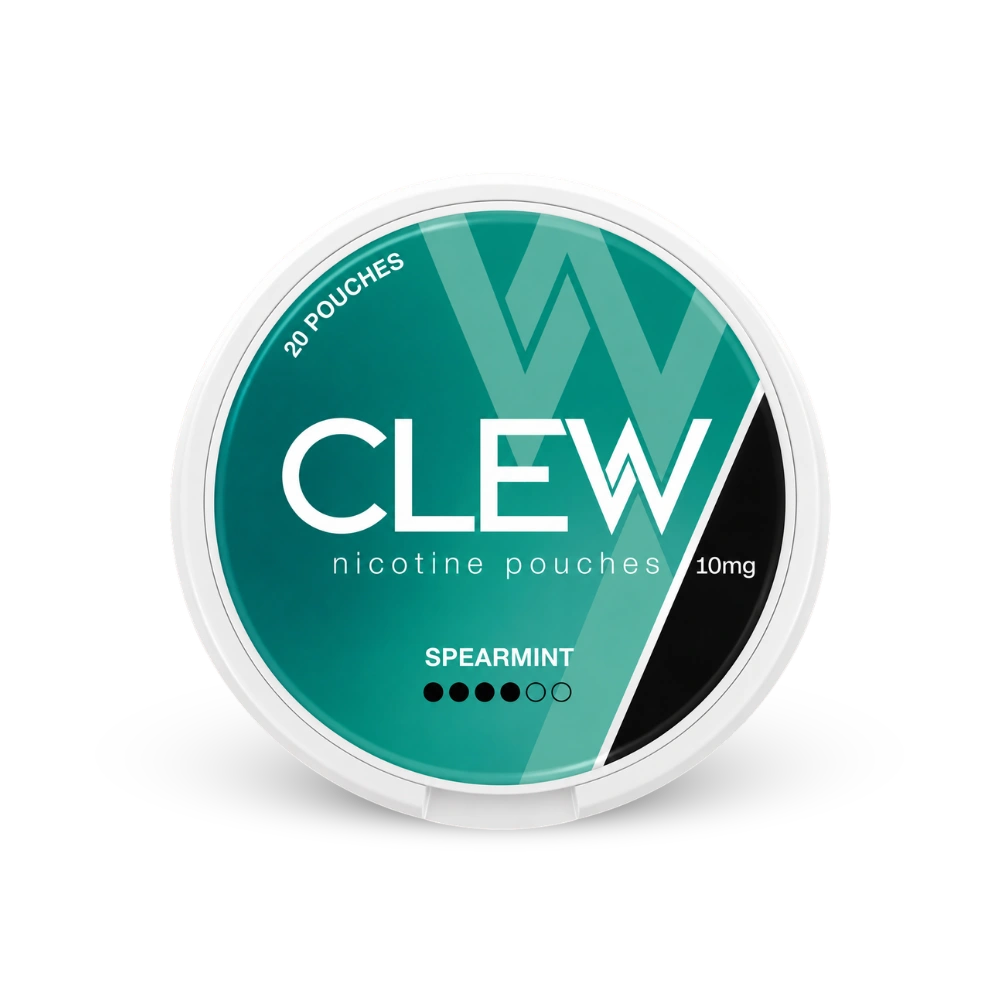 CLEW Spearmint 10mg – nikotīna maisiņu skardene