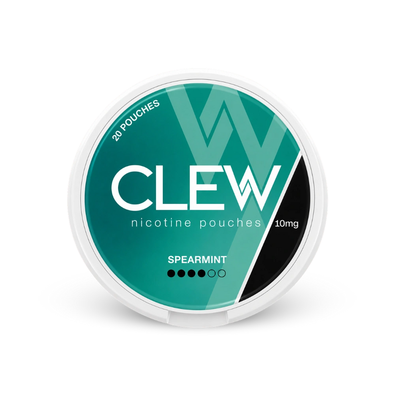 CLEW Spearmint 10mg – nikotīna maisiņu skardene