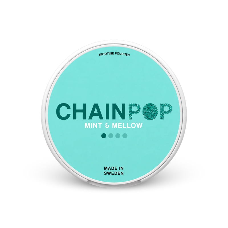 Chainpop Mint & Mellow – nikotīna maisiņu bundža