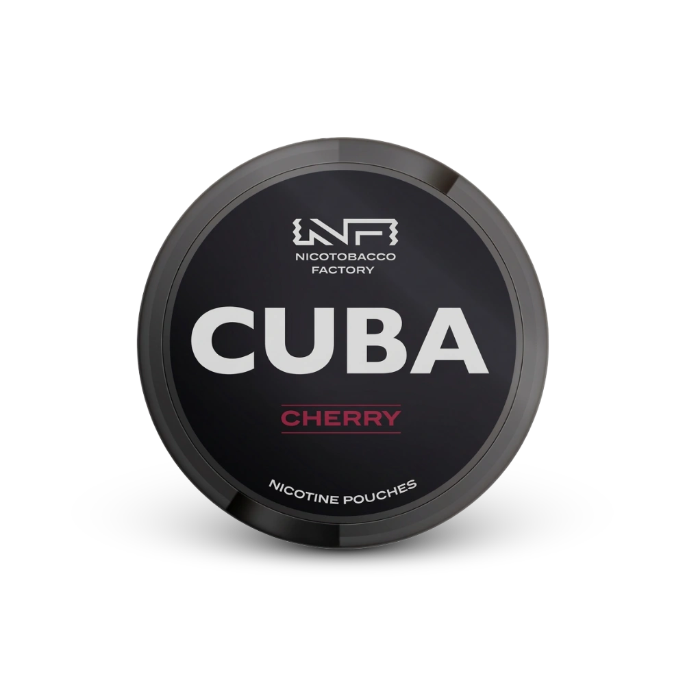 Cuba Black Cherry – nikotīna maisiņu kārbīca