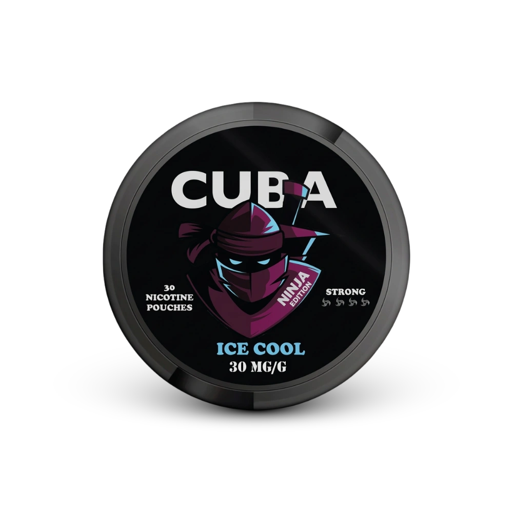 Cuba Ninja Ice Cool – nikotīna maisiņu kārbica