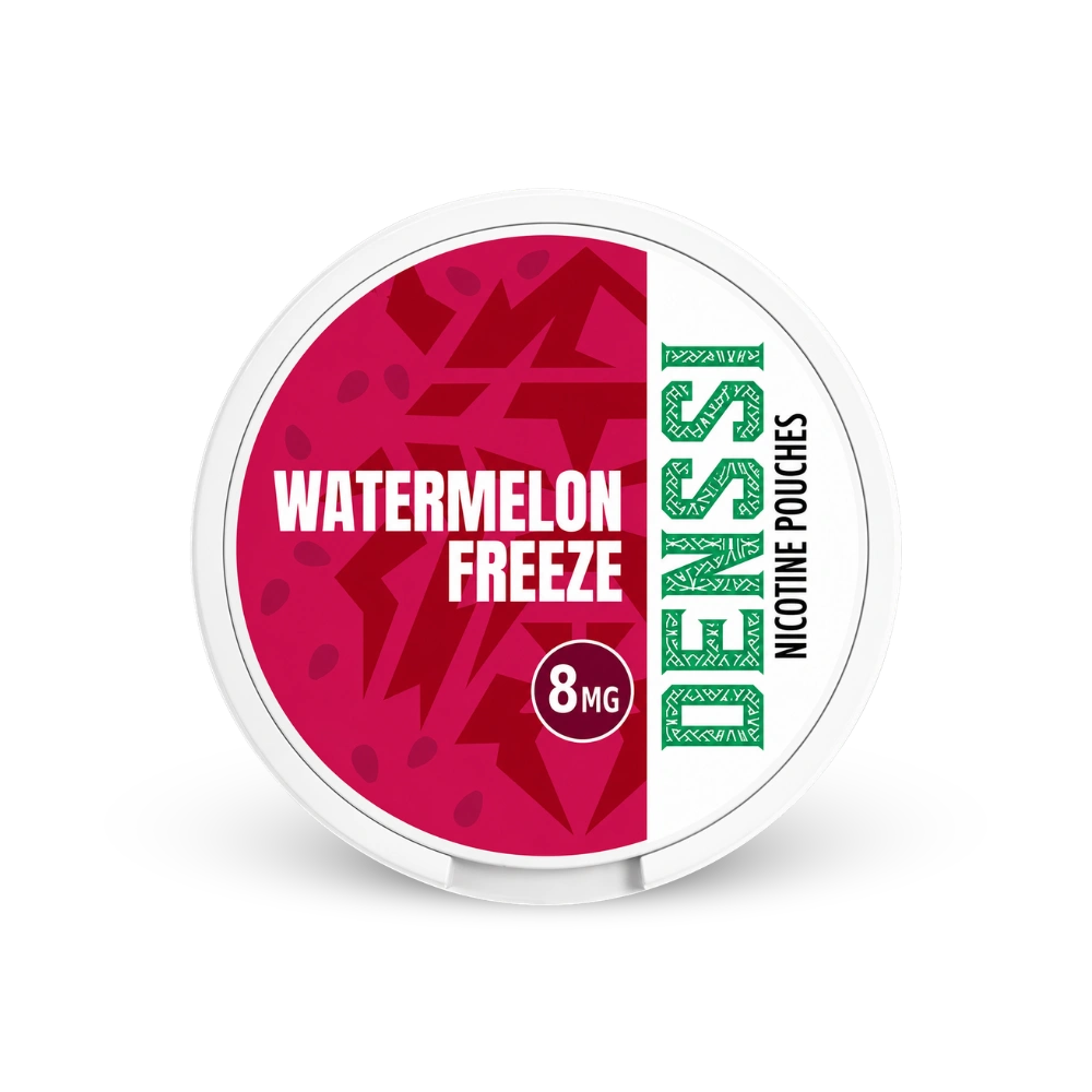Denssi Watermelon Freeze 8mg – nikotīna maisiņu bundža