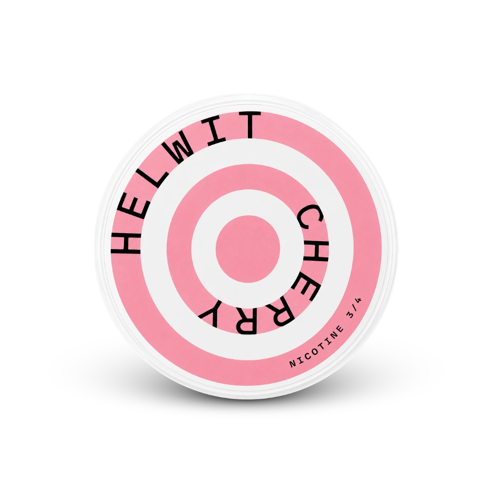 HELWIT Cherry Medium – nikotīna maisiņu bundža