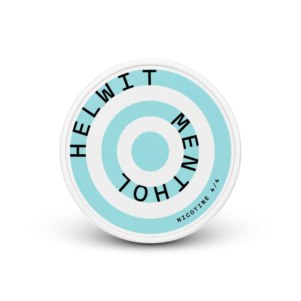 HELWIT Menthol Strong – nikotīna maisiņu bundža