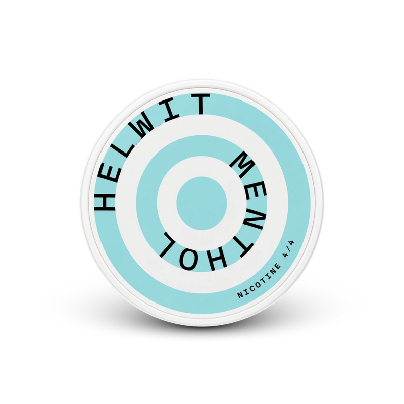 HELWIT Menthol Strong – nikotīna maisiņu bundža