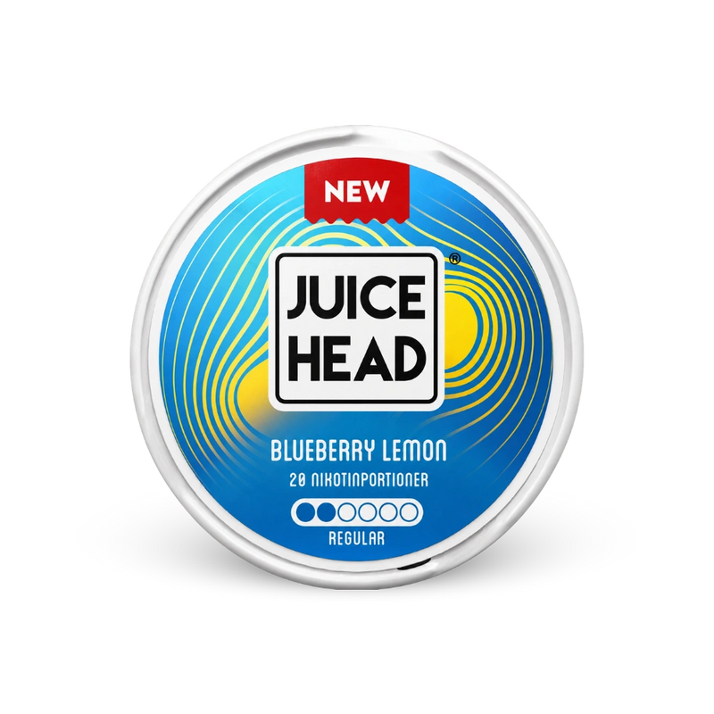 Juice Head Blueberry Lemon Regular – nikotīna maisiņu skārdene
