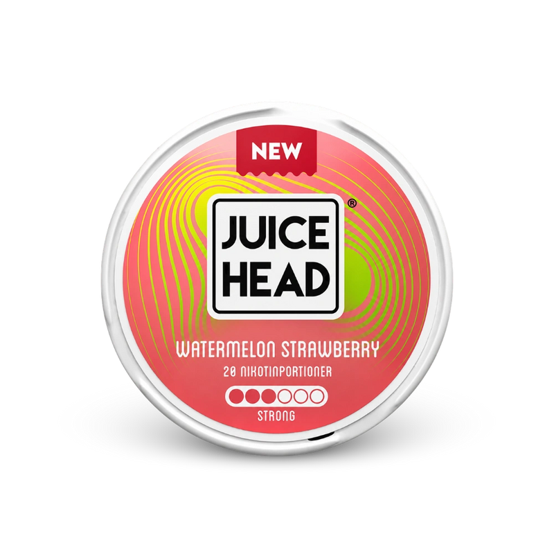 Juice Head Watermelon Strawberry Strong – nikotīna spilventiņu kārbā