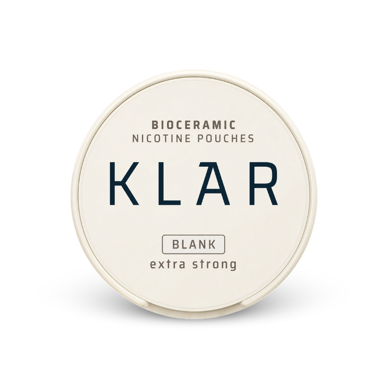 KLAR Blank Extra Strong Slim – nikotīna maisiņu bundža