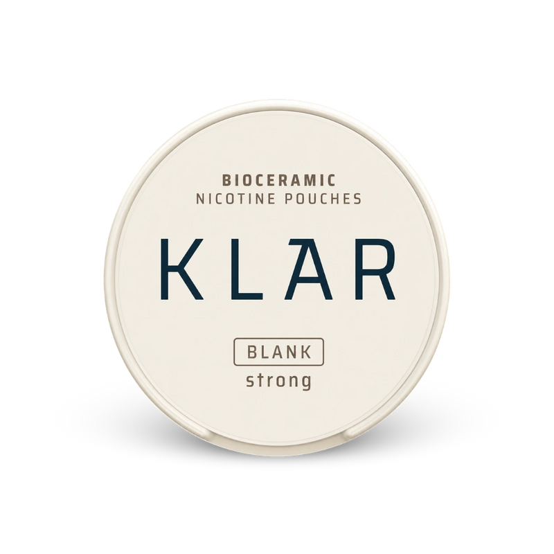 KLAR Blank Strong Mini – nikotīna maisiņu skārdene