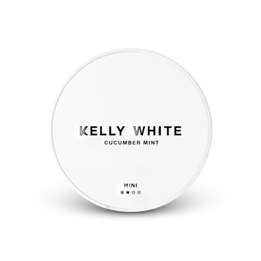 Kelly White Mini Cucumber Mint – nikotīna maisiņu kannu