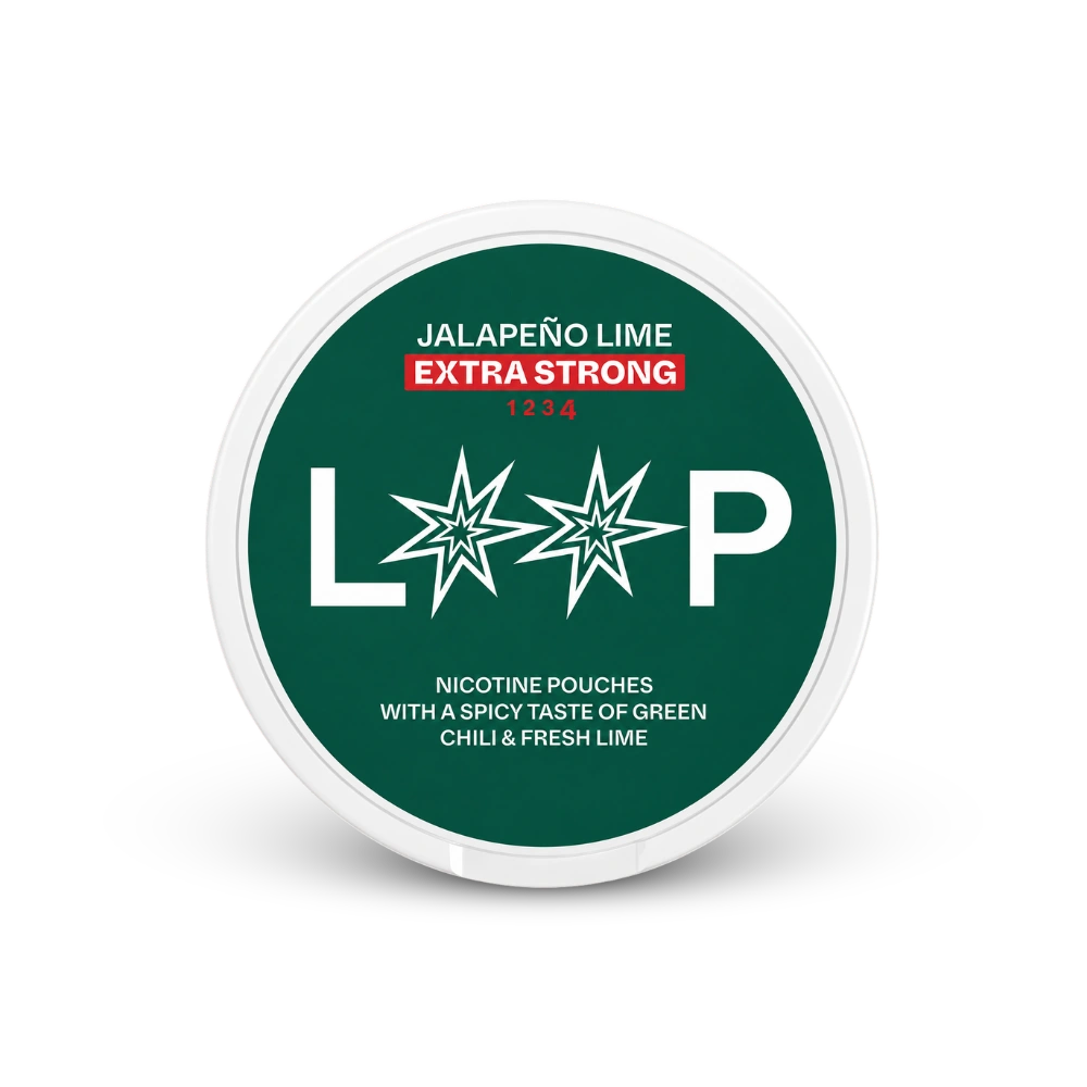 LOOP Jalapeno Lime Extra Strong – nikotīna maisiņu bundža