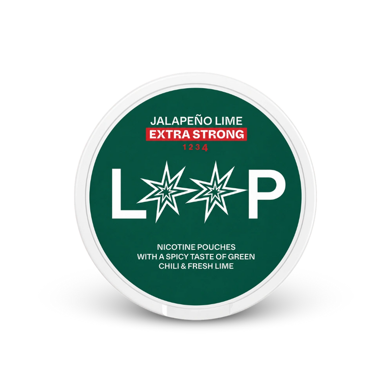 LOOP Jalapeno Lime Extra Strong – nikotīna maisiņu bundža