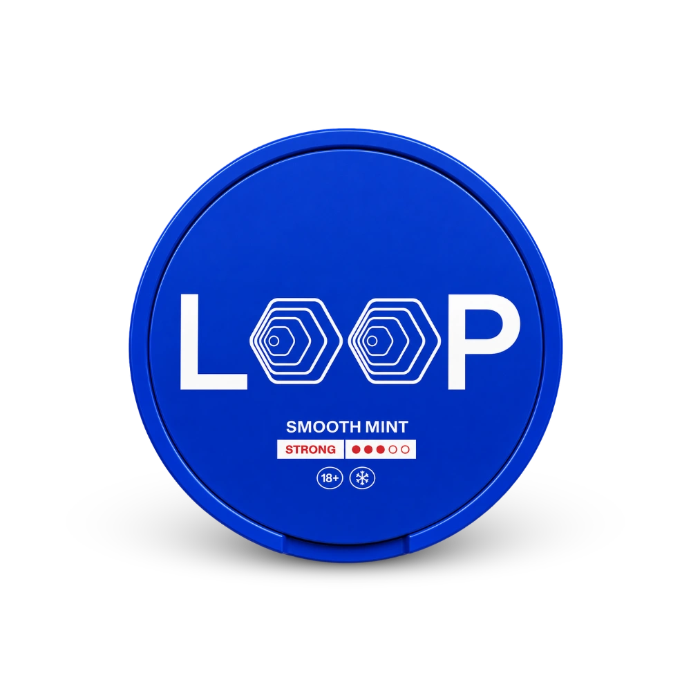LOOP Smooth Mint Strong – nikoīna maisiņu kārbica