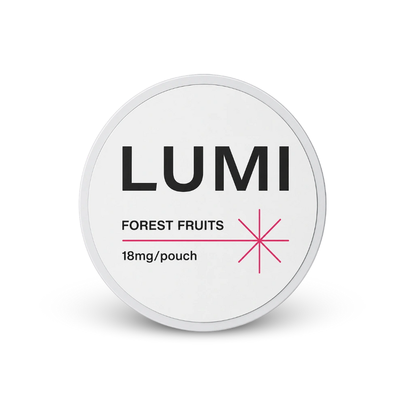 LUMI Forest Fruits 18mg – nikotīna maisiņu bundža