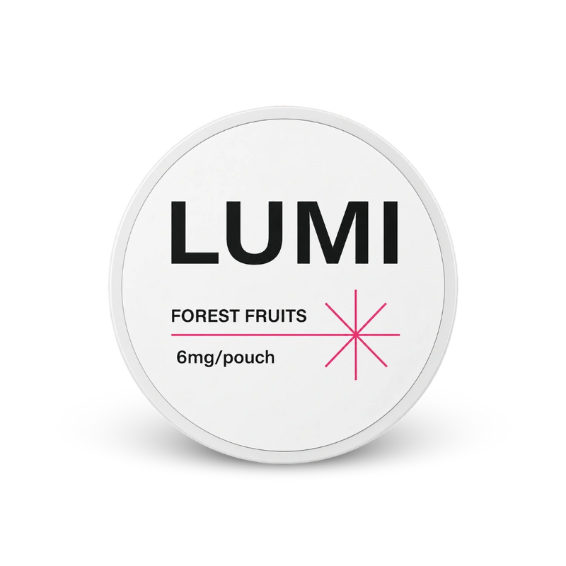 LUMI Forest Fruits 6mg – nikoīna maisiņu skārdene