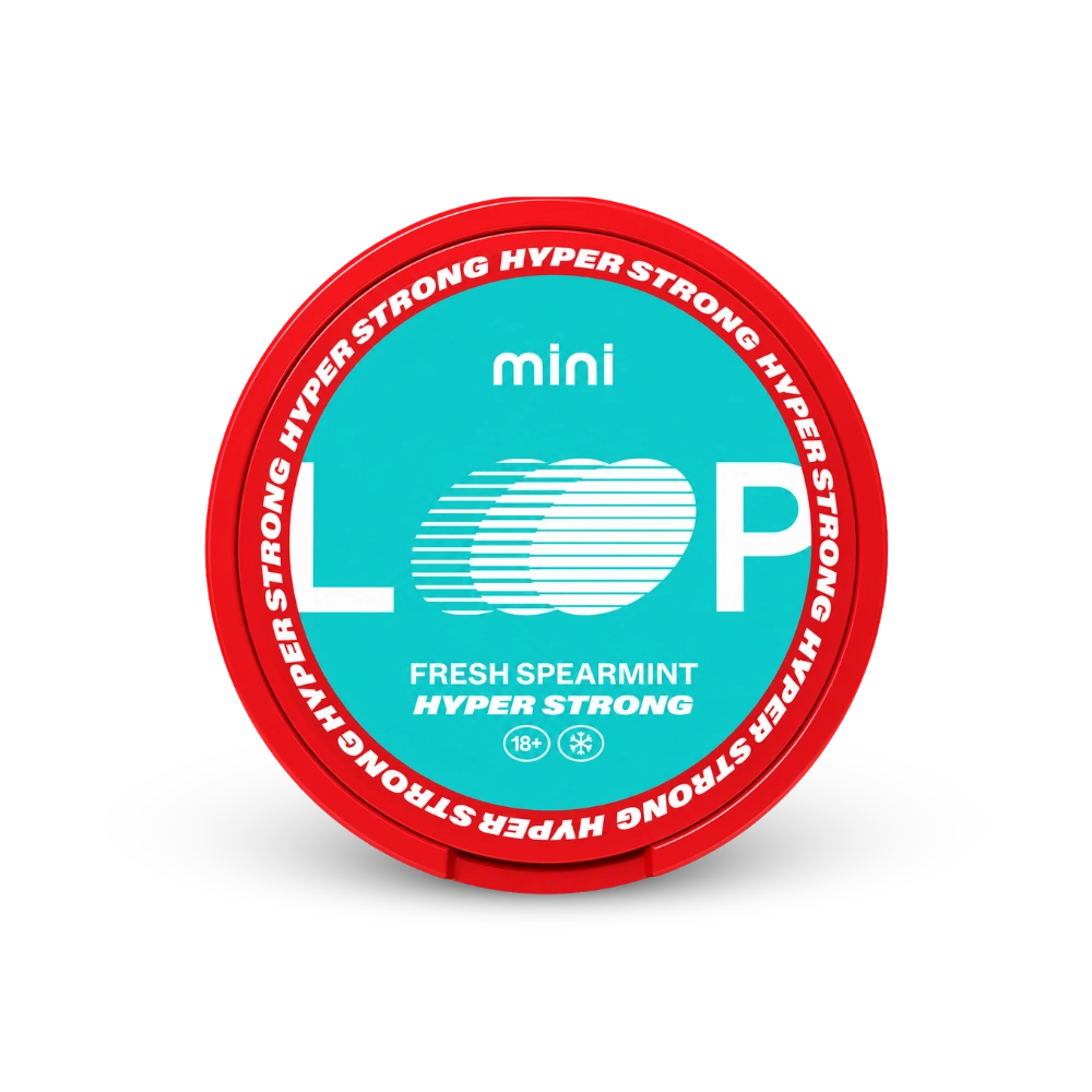 Loop Fresh Spearmint Mini Hyper – nikotīna maisiņu kārbica