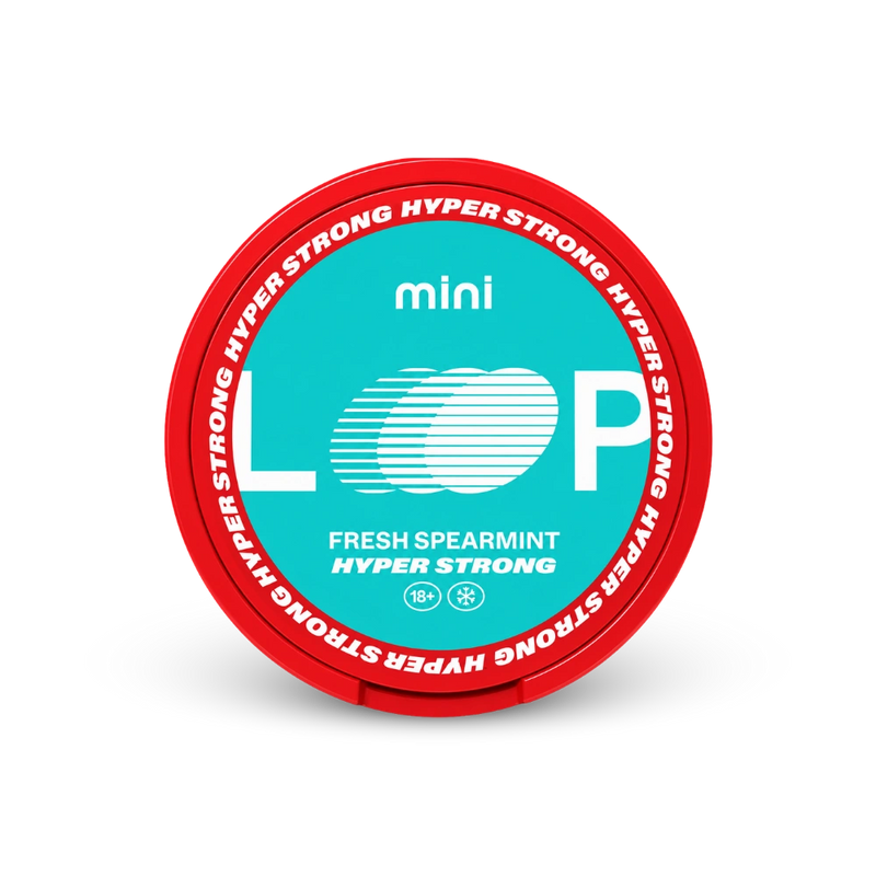 Loop Fresh Spearmint Mini Hyper – nikotīna maisiņu kārbica
