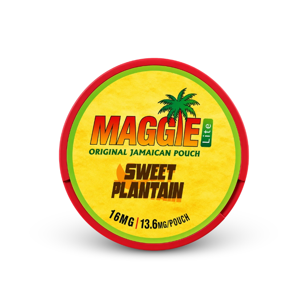 MAGGIE Lite Sweet Plantain – nikotīna maisiņu kārbā