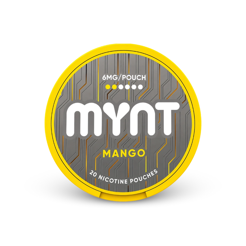 MYNT Mango Slim Regular – nikotīna spilventiņu kārbica