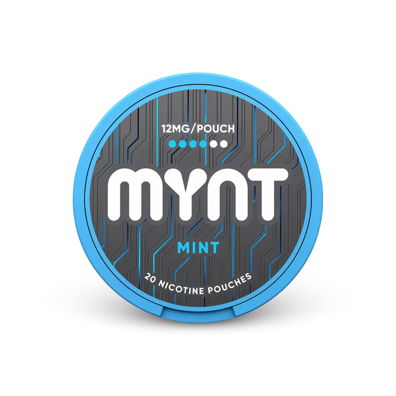 MYNT Mint Slim Medium – nikotīna spilventiņu kārbā