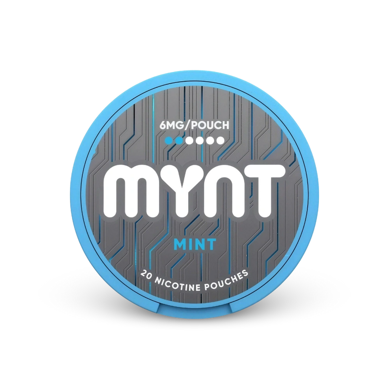 MYNT Mint Slim Regular – nikotīna maisiņu kārbulīts