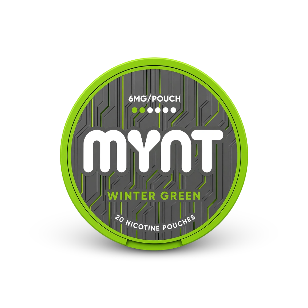 MYNT Winter Green Regular – nikotīna maisiņu skardene