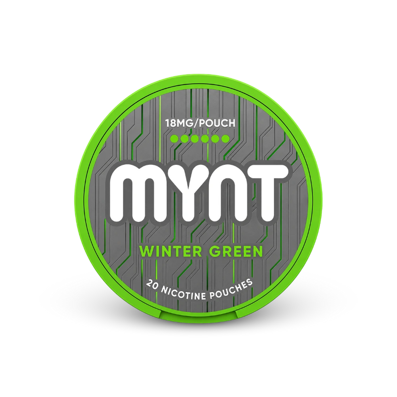 MYNT Winter Green Strong – nikotīna spilventiņu skārds