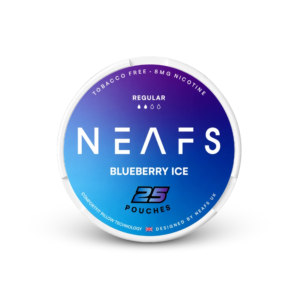 NEAFS Blueberry Ice Regular – nikotīna spilventiņu kārbā