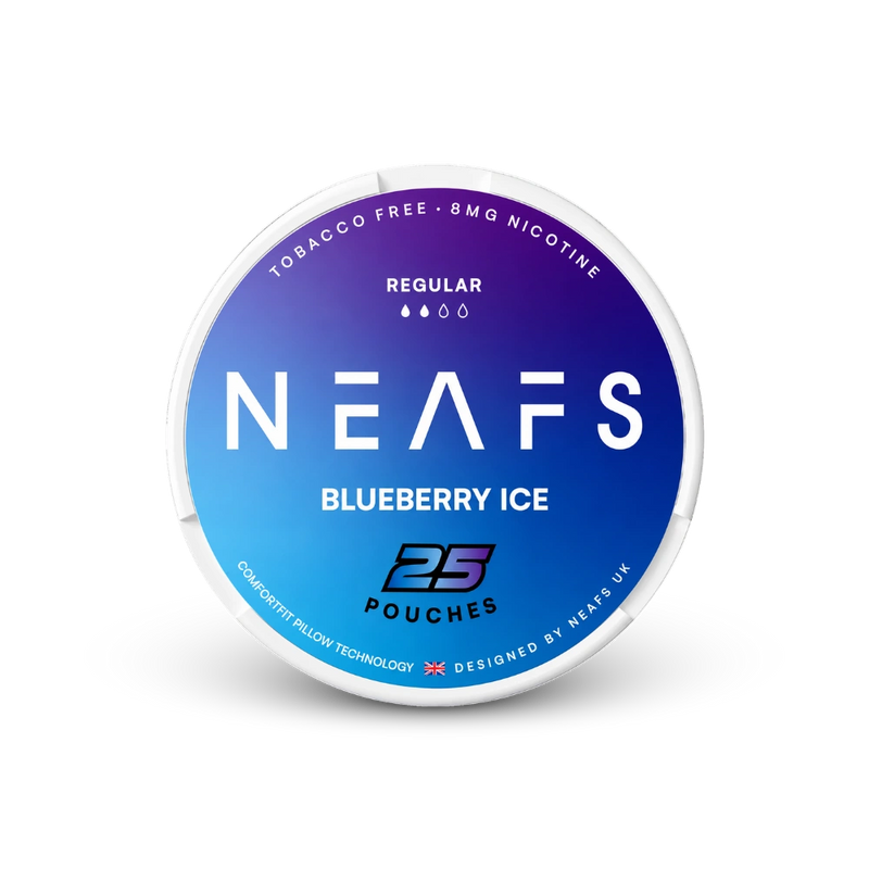 NEAFS Blueberry Ice Regular – nikotīna spilventiņu kārbā