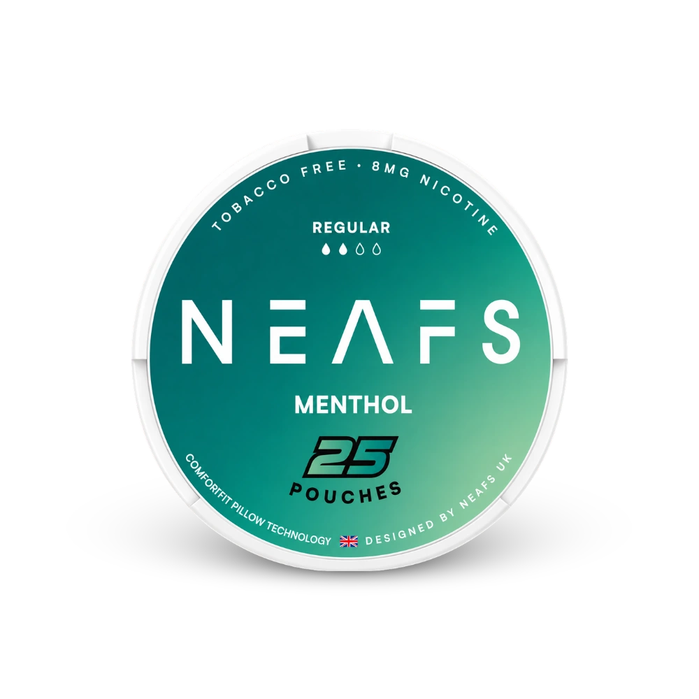 NEAFS Menthol Regular – nikotīna maisiņu bundža