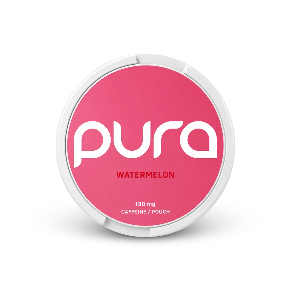 Pura Energy Watermelon 180mg – nikotīna maisiņu bundža