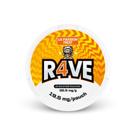 RAVE La Passion Fruit 32,5mg – nikotīna maisiņu bundža