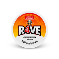 RAVE Mango Django 16MG – nikotīna maisiņu kārbā
