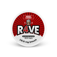 RAVE Merry Cherry 32.5mg – nikotīna maisiņu bundža
