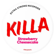 KILLA Strawberry Cheesecake – nikotīna maisiņu bundža