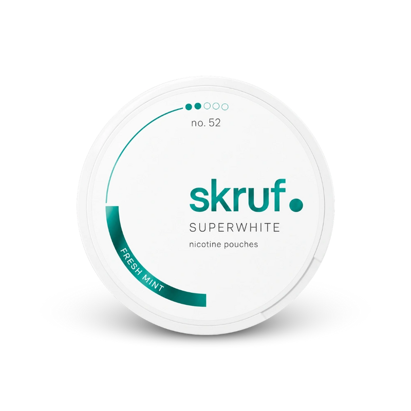 SKRUF Fresh Mint S2 – nikotīna maisiņu bundža