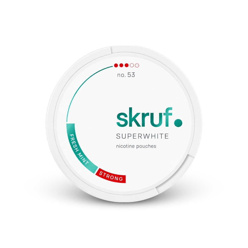 SKRUF Fresh Mint S3 – nikotīna maisiņu iepakojums