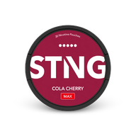 STNG Cola Cherry MAX – nikotīna maisiņu kārbā