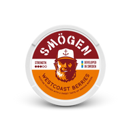 Smögen Westcoast Berries – nikotīna maisiņu kārbā