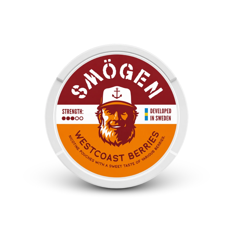 Smögen Westcoast Berries – nikotīna maisiņu kārbā