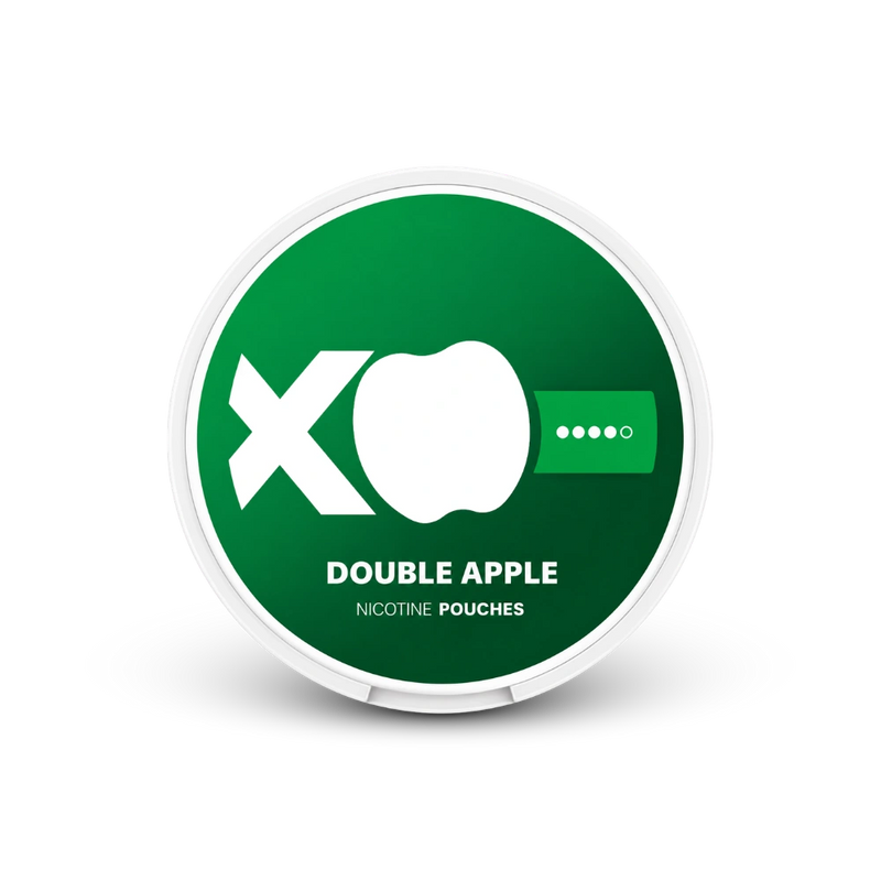 XO Double Apple – nikotīna maisiņu skārda