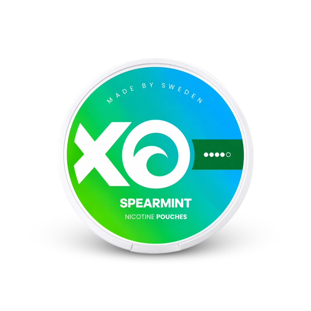 XO Spearmint – nikotīna maisiņu bundža