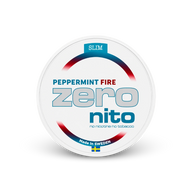 ZERONITO Peppermint Fire Slim – nikotīna maisiņu kārbica