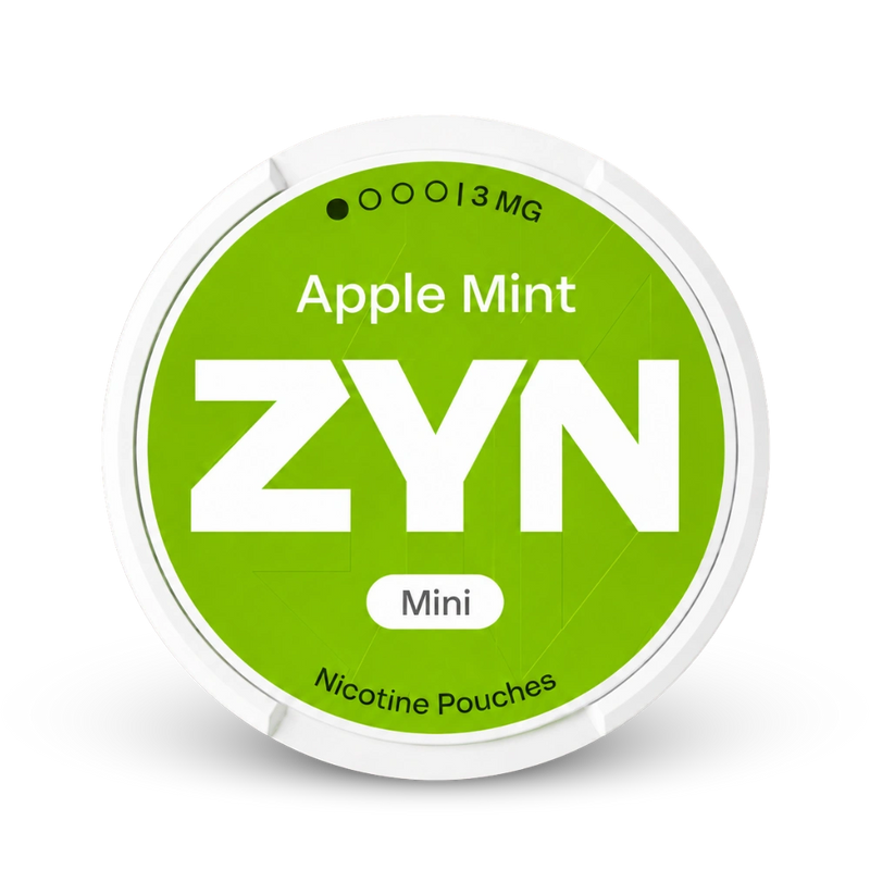 ZYN Apple Mint Mini 3mg – nikotīna maisiņu kārbā