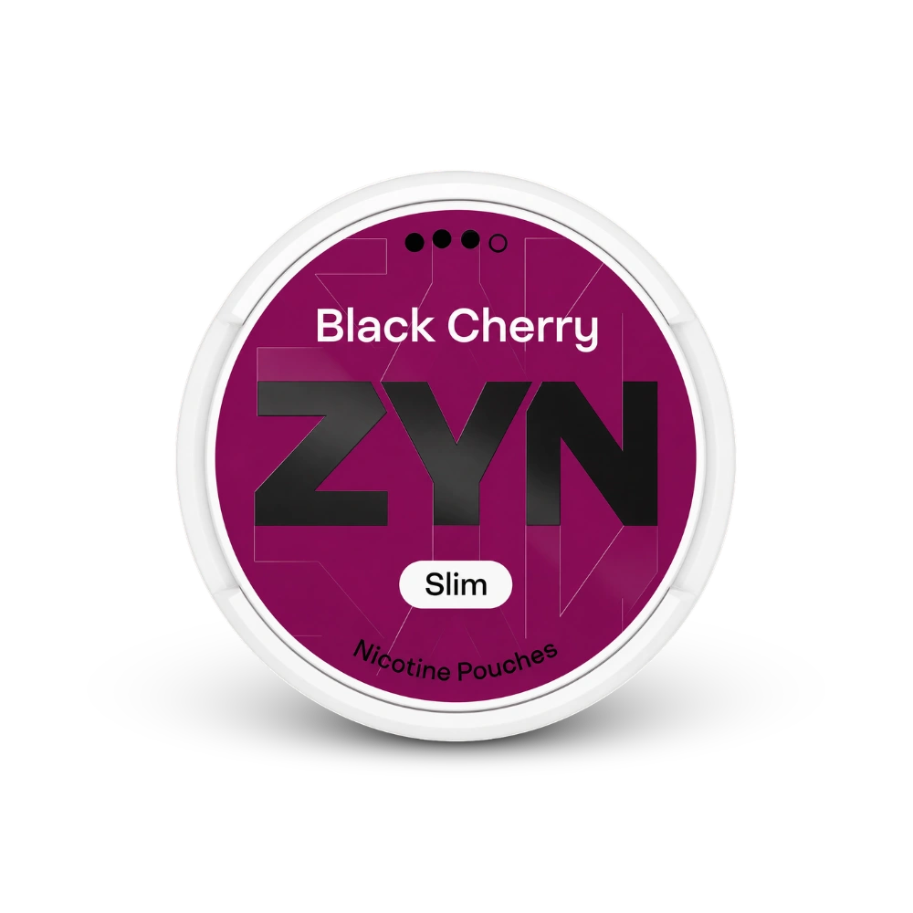 ZYN Black Cherry Slim S3 – nikotīna maisiņu bundža