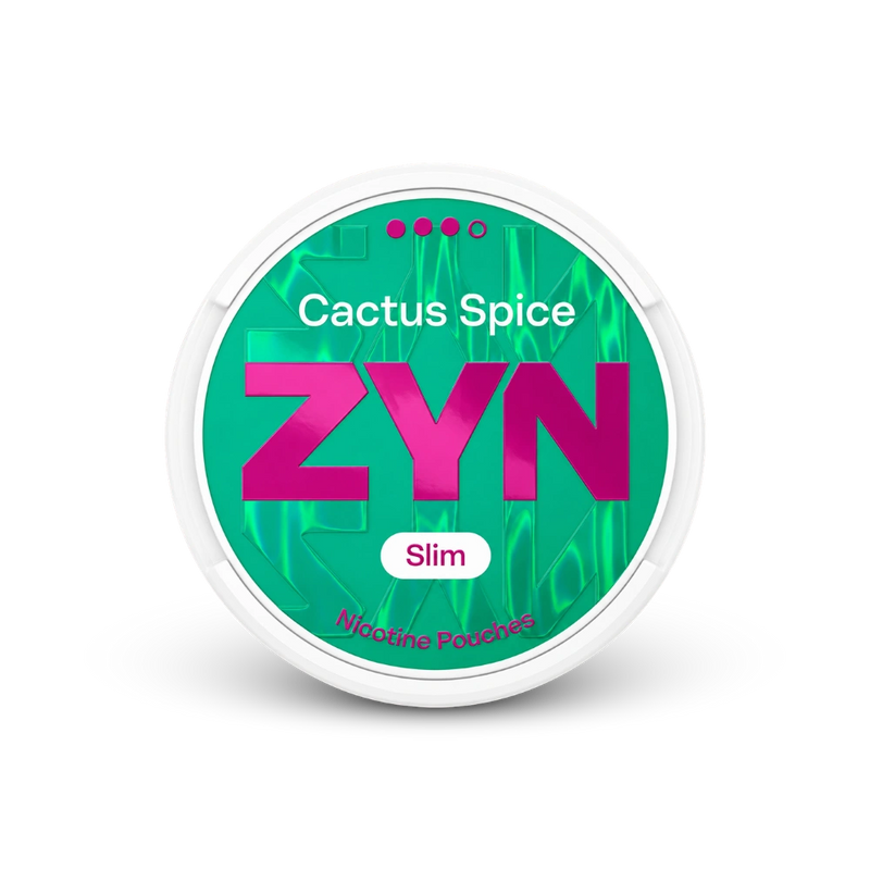ZYN Cactus Spice Slim S3 – nikotīna maisiņu kārbā