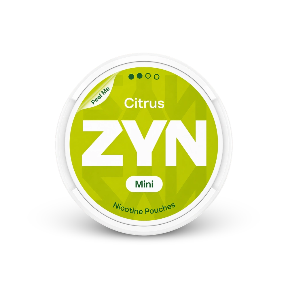 ZYN Citrus Mini S2 – nikoīna spilventiņu kārbica