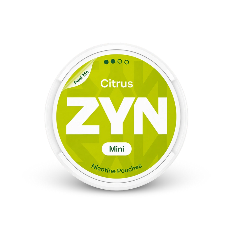 ZYN Citrus Mini S2 – nikoīna spilventiņu kārbica