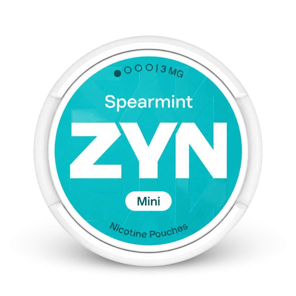 ZYN Spearmint Strong Slim – nikotīna maisiņu kārba